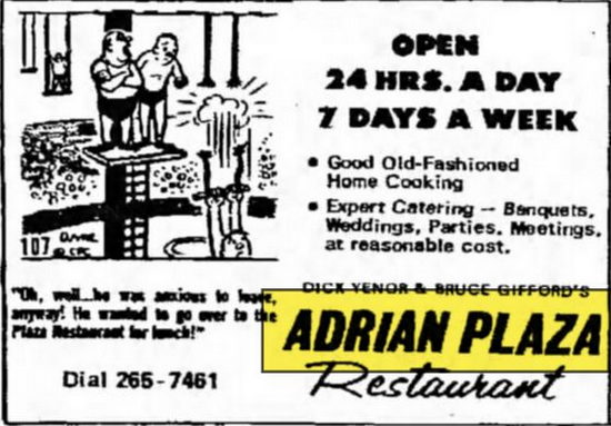 Adrian Plaza - Jul 1976 Ad